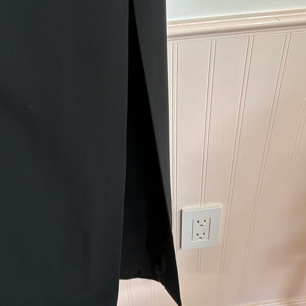 90s Black Maxi Dress Spaghetti Straps Size 4 Vintage Party Special Occasion - Picture 4 of 7